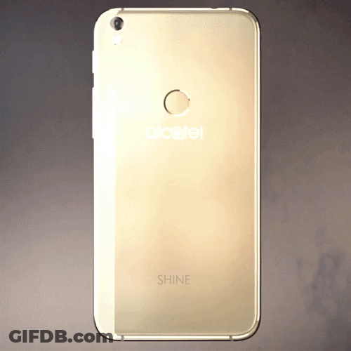 Alcatel Phone Gold Shine GIF