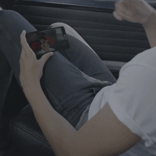 Alcatel Phone Watching Video GIF