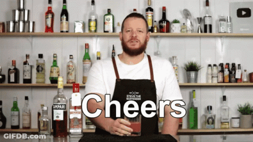Alcohol Bartender Cheers GIF