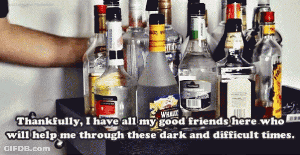 Alcohol Bottles Collection GIF