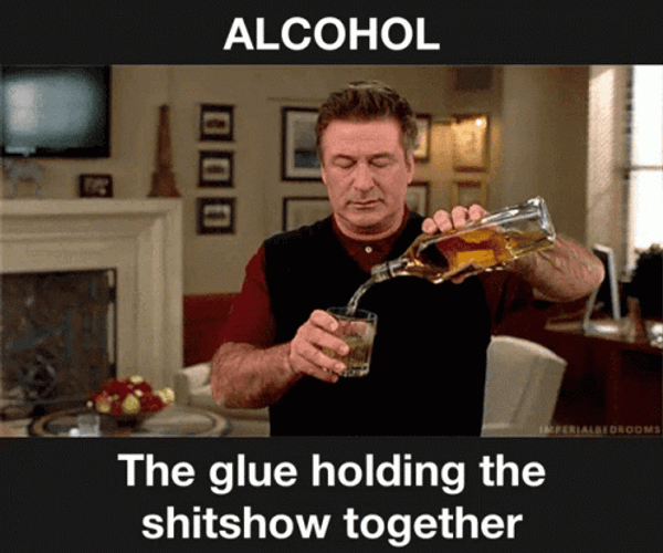 Alec Baldwin Alcohol Pour GIF