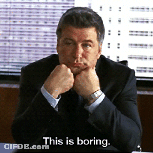 Alec Baldwin Boring GIF