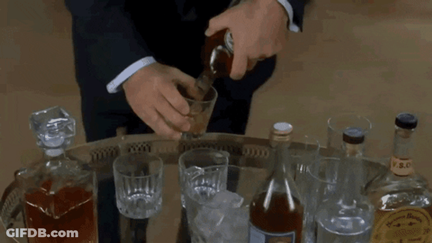 Alec Baldwin Drinking GIF