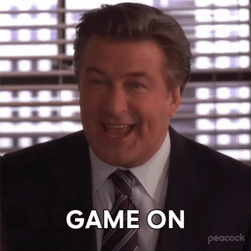 Alec Baldwin Game On GIF