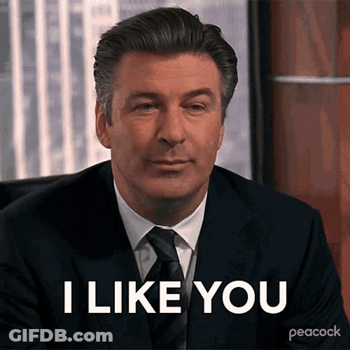 Alec Baldwin I Like You GIF