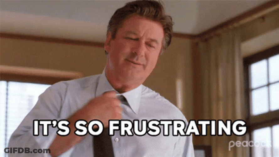 Alec Baldwin It's Frustrating GIF