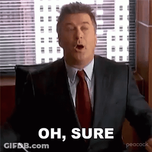 Alec Baldwin Oh Sure GIF