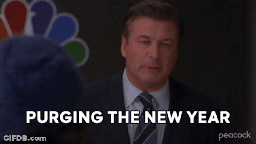Alec Baldwin Purging New Year GIF