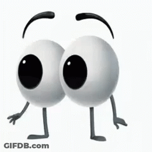 Alert Suspicious Cartoon Eyes GIF
