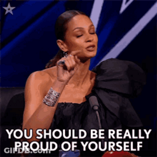 Alesha Dixon Proud Judge Of BGT GIF