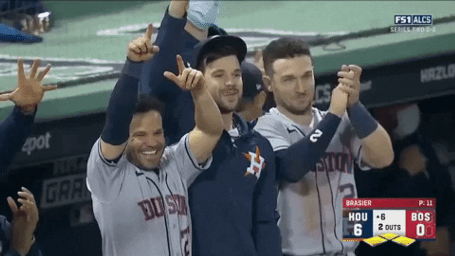 Alex Bregman Cheering GIF