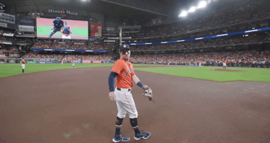 Alex Bregman Saluting GIF