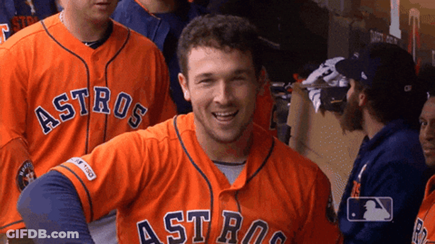 Alex Bregman Silly Face Tongue Out GIF