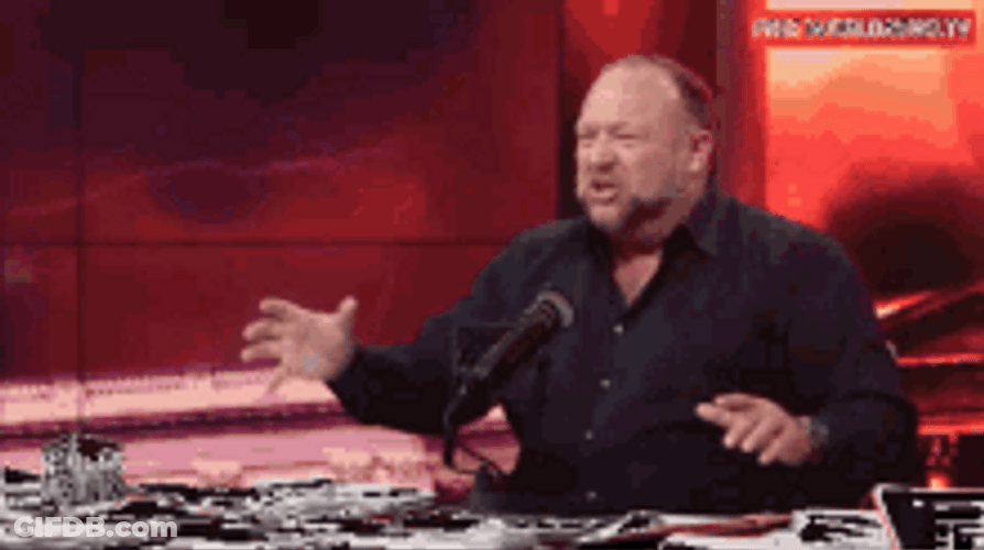 Alex Jones Grab Fist GIF