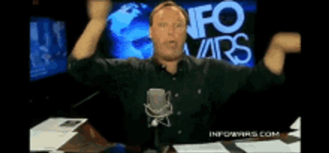 Alex Jones Playful Funny Wacky Face GIF