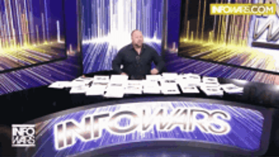 Alex Jones Refrained Anger GIF