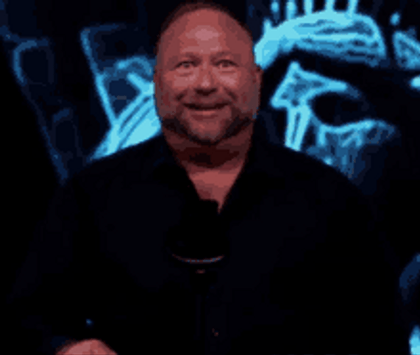 Alex Jones Sticking Tongue Out Funny GIF