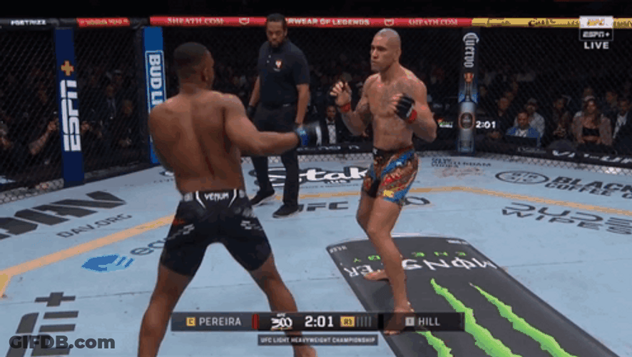 Alex Pereira Defense On A Fight GIF