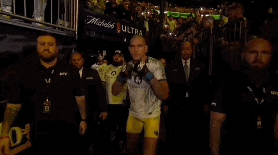 Alex Pereira Entrance Air Boxing GIF