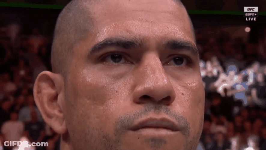 Alex Pereira Eyes Staring GIF
