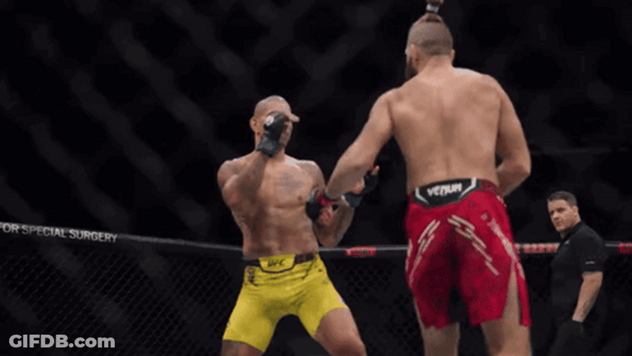 Alex Pereira Kicking Jiří Procházka GIF