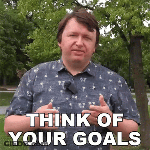 Alex Think Of Your Goals GIF