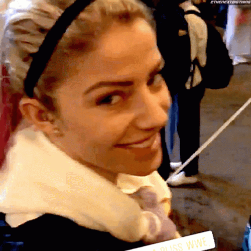 Alexa Bliss Nodding Head With Big Smile GIF