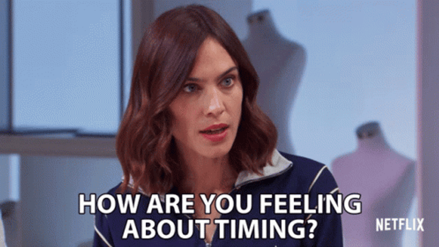 Alexa Chung How About Timing GIF