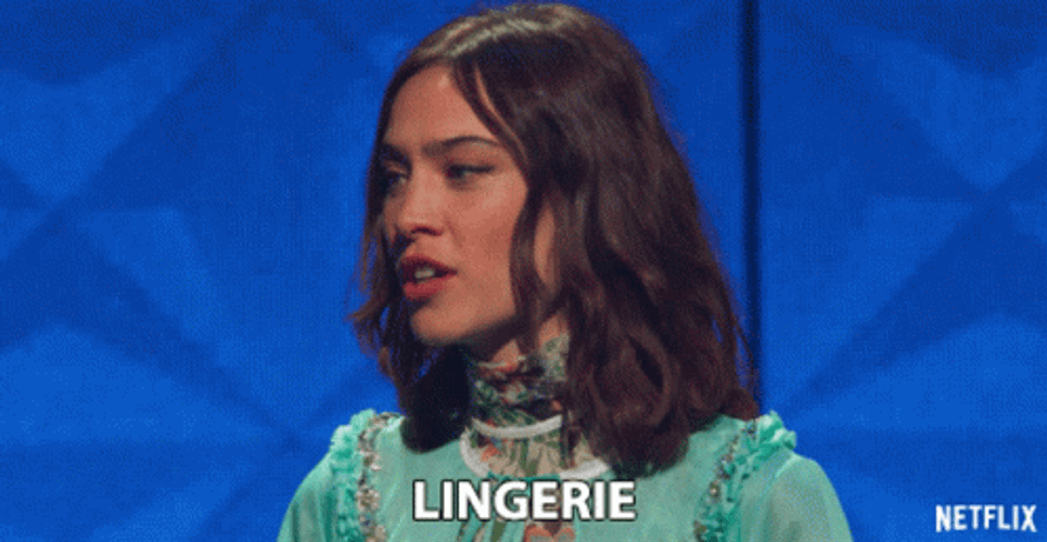 Alexa Chung Lingerie GIF