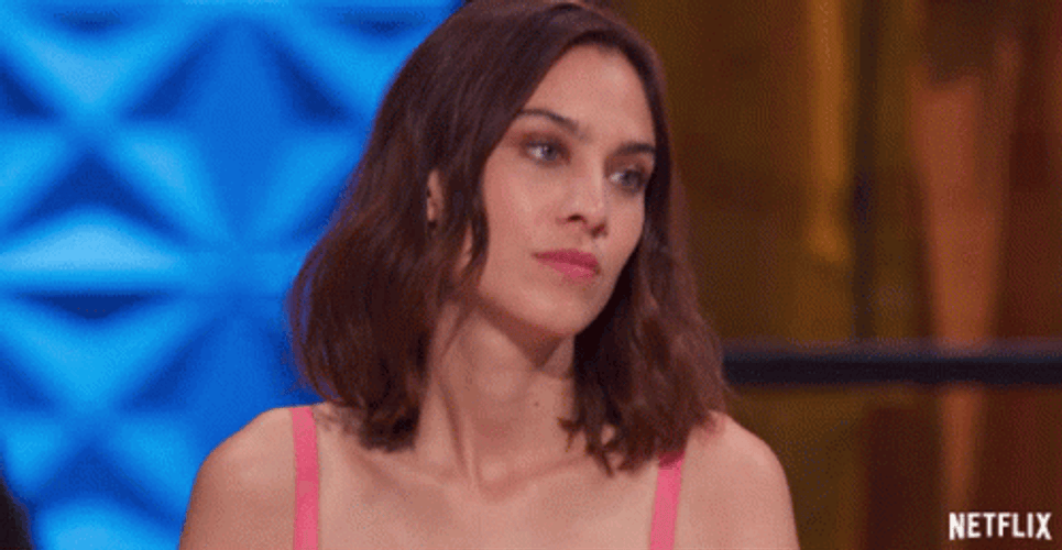Alexa Chung Nodding GIF