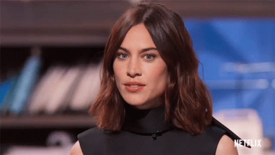 Alexa Chung Whoa GIF