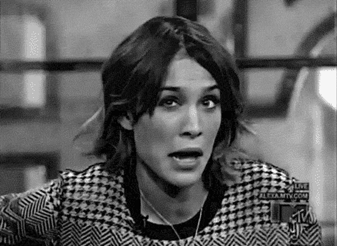 Alexa Chung Wink GIF