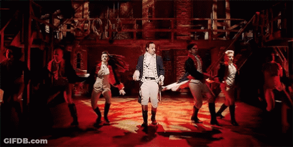 Alexander Hamilton Broadway Musical GIF