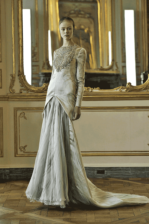 Alexander McQueen Angels Demons Dress GIF