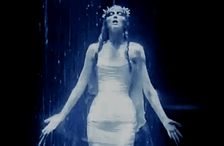 Alexander McQueen Black Show 2004 GIF