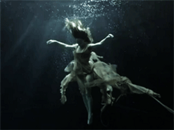 Alexander McQueen Irere Oyster Dress GIF