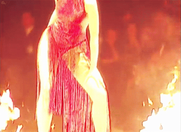 Alexander McQueen Joan Show Finale GIF