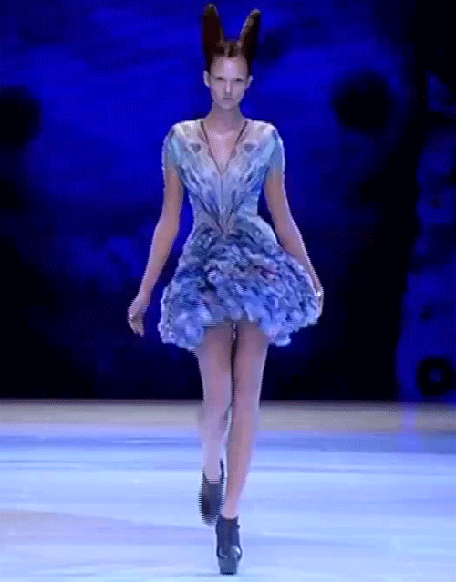 Alexander McQueen Plato's Atlantis Dress GIF