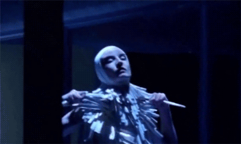 Alexander McQueen Voss Collection 2001 GIF