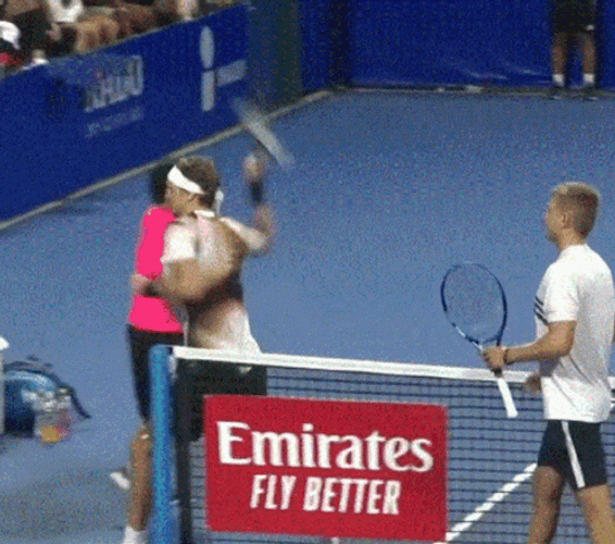 Alexander Zverev Hitting A Referee GIF
