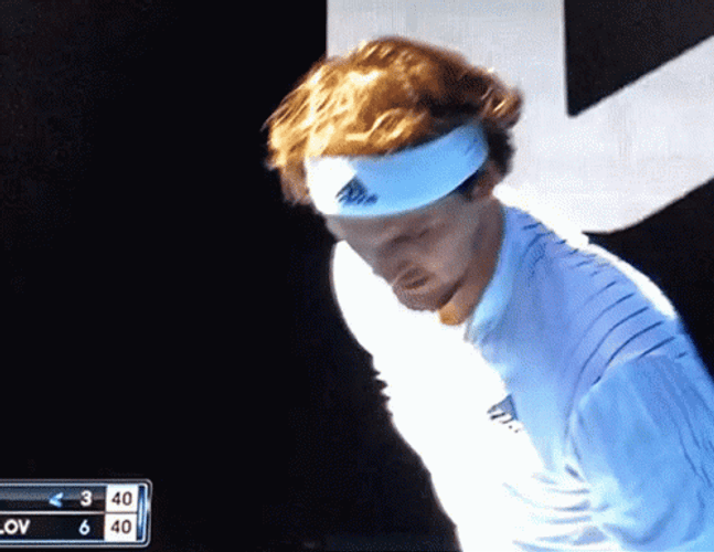 Alexander Zverev Losing Point In  Funny Way GIF