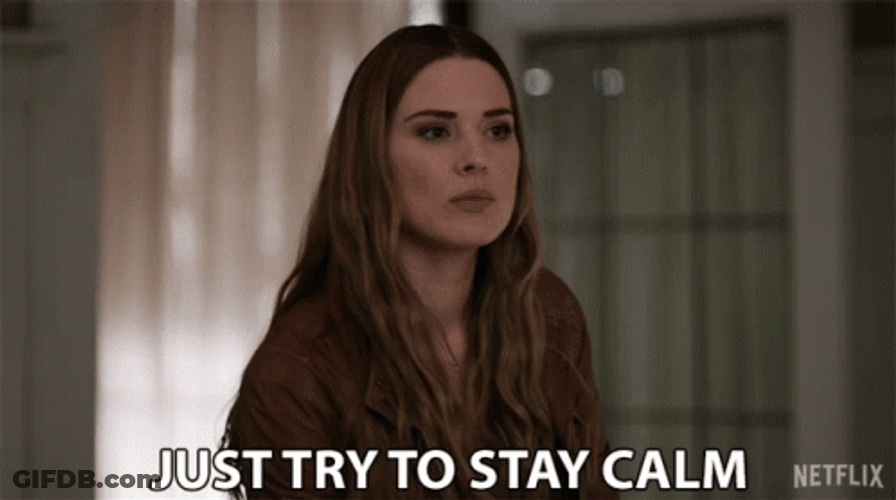 Alexandra Breckenridge Just Try To Stay Calm GIF