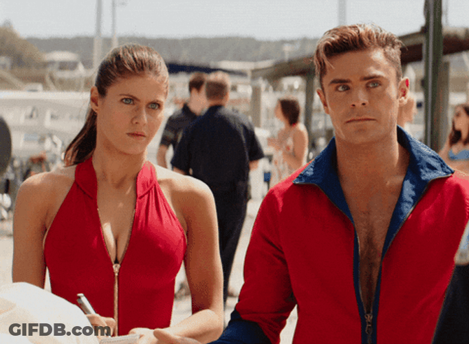 Alexandra Daddario And Zac Efron GIF