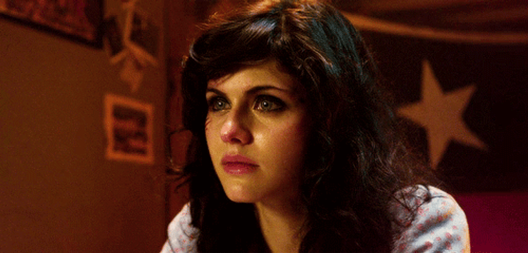Alexandra Daddario Teary Eyed GIF