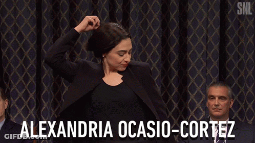Alexandria Ocasio-Cortez Is The Name Of The Woman Dancing GIF