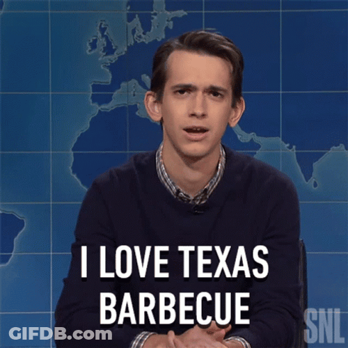 Alexis I Love Texas Barbecue GIF