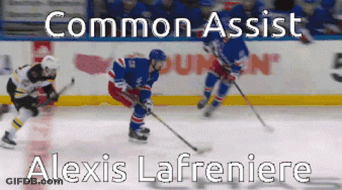 Alexis Lafreniere Hockey Player On Ice GIF