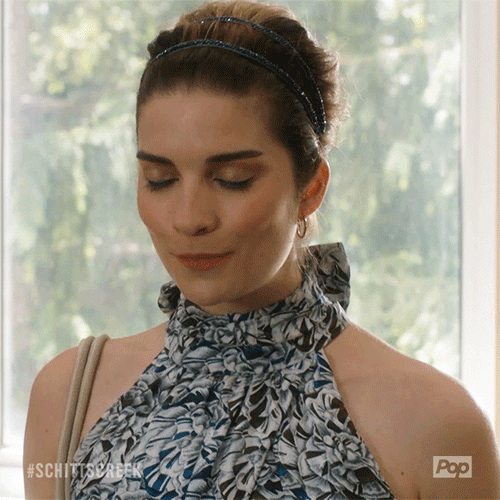 Alexis Rose Agreeing Totally GIF