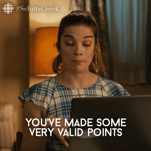 Alexis Rose Annie Murphy Valid Points GIF