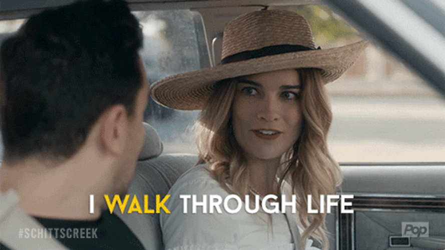 Alexis Rose Annie Murphy Walk Through Life GIF